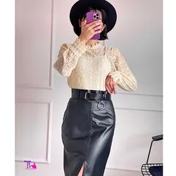 شومیز دانتل کرم