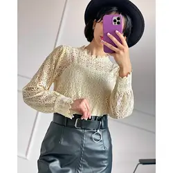 شومیز دانتل کرم