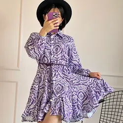 پیراهن اسپانیش آبرنگی