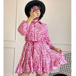 پیراهن اسپانیش آبرنگی