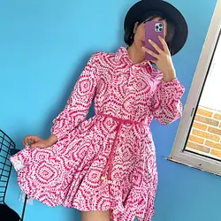 پیراهن اسپانیش آبرنگی