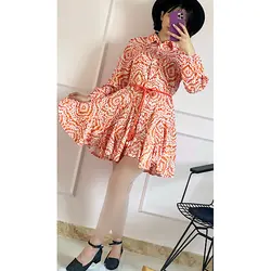 پیراهن اسپانیش آبرنگی