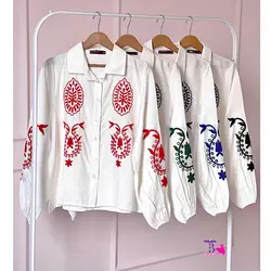 شومیز گلدوزی کرسپو