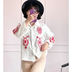 شومیز گلدوزی کرسپو