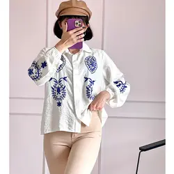 شومیز گلدوزی کرسپو