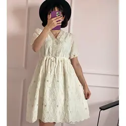 پیراهن خامه دوزی مرواریدی