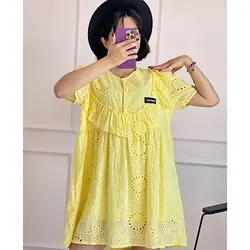 پیراهن خامه دوزی چیندار