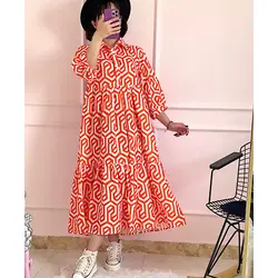 پیراهن بلند گندم