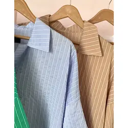پیراهن بلند راه راه