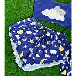 ست سه تیکه سرمه ای خرسی