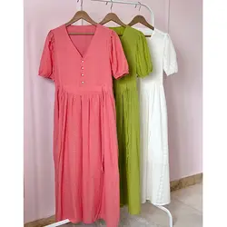 پیراهن خامه دوزی بلند