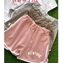 ست کراپ شلوارک NEW YORK