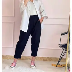 شلوار مام استایل لینن