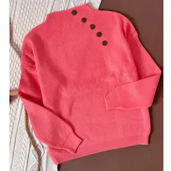 بافت یقه دکمه