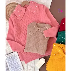 بافت یقه مرواریدی موهر