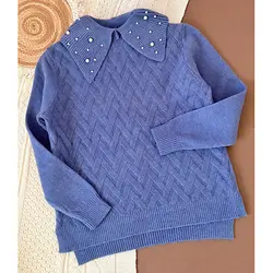 بافت یقه مرواریدی موهر