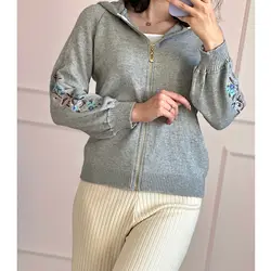 سوییشرت بافت گلدوزی (شارژ)