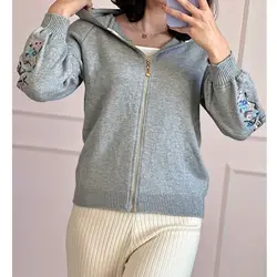 سوییشرت بافت گلدوزی (شارژ)