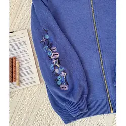 سوییشرت بافت گلدوزی (شارژ)