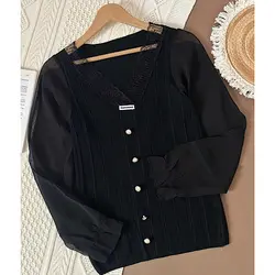 بافت کریستالی یقه توری (شارژ)