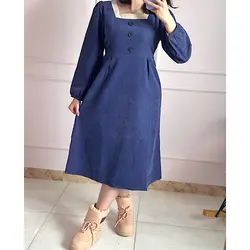 پیراهن بلند مخمل داخل کرک