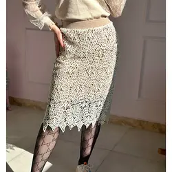 دامن بافت دانتل