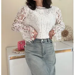 شومیز دانتل سفید