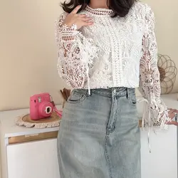 شومیز دانتل سفید