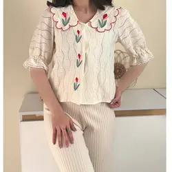شومیز گلدوزی نوستالژی