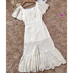 پیراهن خامه دوزی ماکسی