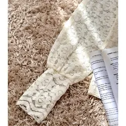 شومیز دانتل یقه پاپیونی