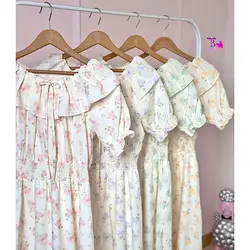 پیراهن گلگلی چیندار