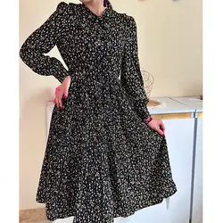 پیراهن گلگلی پلیسه