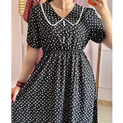 پیراهن آستین کوتاه گلگلی