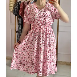 پیراهن آستین کوتاه گلگلی