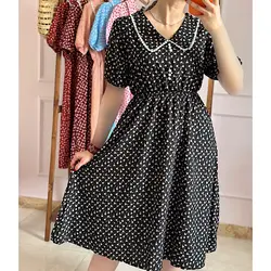 پیراهن آستین کوتاه گلگلی