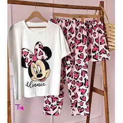 ست سه تیکه مینی موس صورتی