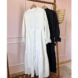 پیراهن خامه دوزی ماکسی وارداتی