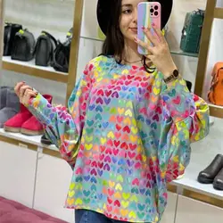 شومیز کیمونو قلبی