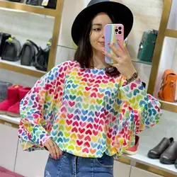 شومیز کیمونو قلبی