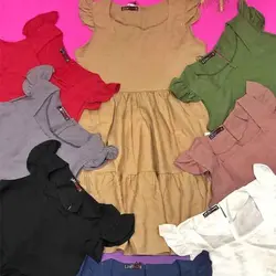 پیراهن کوتاه چیندار