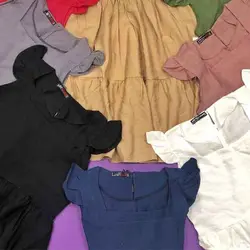 پیراهن کوتاه چیندار
