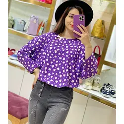 شومیز پاپیونی قلبی