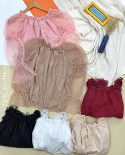 شومیز عروسکی خالخالی