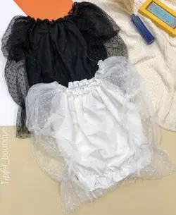 شومیز عروسکی خالخالی