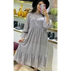 پیراهن اشکی چیندار