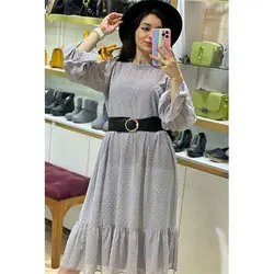 پیراهن اشکی چیندار