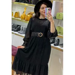 پیراهن اشکی چیندار