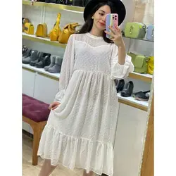 پیراهن اشکی چیندار