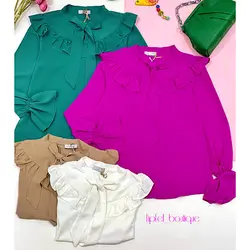 شومیز چیندار خورشیدی